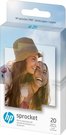 HP фотобумага Sprocket Zink 5x7.6см 20 листов