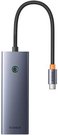 Hub 7in1 Baseus UltraJoy, USB-C - HDMI, 3xUSB 3.0, PD, SD/TF (grey)
