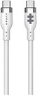 Hyper 1.5m Silicone USB-C to USB-C 60W Charging Cable - White | Hyper