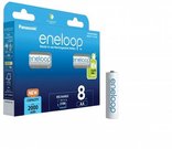 Rechargeable batteries Panasonic ENELOOP BK-3MCDE/8BE, 1900 mAh, 2100 (8xAA)