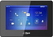 IP domofono monitorius su WIFI, 7 col. 1024x600,Micro SD kortelės prievadas,PoE(802.3af) juodas, SIP