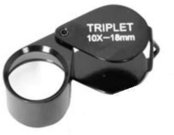 Jewelry Magnifier Triplet 10x 18mm