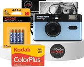Novocolor Swiss+Go 35mm Analog Camera Blue (incl. Film, Case & Battery)