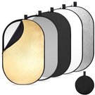 K&F Concept 24" x36&rdquo;(60x90cm) 5-in-1 Oval Foldable Reflector with Carrying Bag