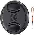 K&F Concept K&F 58MM Lens Cap printed with KF logo with anti-lost string, individually packaged in OPP bag