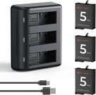 K&F Concept K&F DJI Osmo Action 5 Pro 3x Battery + Charger