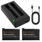 K&F Concept K&F Insta 360 X4 2x batteries and charger