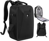 K&F Concept K&F Multi functional Haedshell Camera Backpack.Color: Black