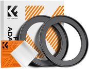 K&F Concept K&F Step Up Filter Ring 55-67mm*2pcs,+Vacuum Cleaning Cloth*1