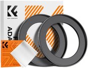 K&F Concept K&F Step Up Filter Ring 58-77mm*2pcs,+Vacuum Cleaning Cloth*1