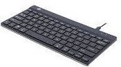 KEYBOARD COMPACT BREAK ENG/BLACK RGOCOUSWDBL R-GO TOOLS