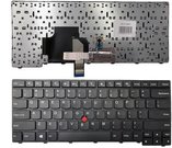 Klaviatūra LENOVO: Thinkpad T440, T440p, T440s, T450, T450s, T431s, E431 su rėmėliu ir &bdquo;trackpoint&ldquo;