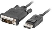 Lanberg Cable DisplayPort v1.2 DVI-D(24+1) 1.8M black