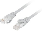 Lanberg Patchcord cat.6 UTP LSZH CU 0.5m grey fluke passed