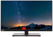 Lenovo ThinkVision P27u-20 27 ", IPS, 4K UHD, 16:9, 4 ms, 450 cd/m&sup2;, Raven Black, 60 Hz, DisplayPorts quantity 1, 3840 x 2160, HDMI ports quantity 2
