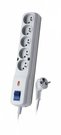 Lestar Listwa przeciwprzepięciowa LV-530W, 1L, 3,0m, szara