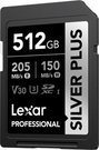 Lexar SDXC Professional SILVER Plus UHS-I/U3/A2/4K R205/W150 (V30) 512GB
