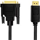 LogiLink DisplayPort to DVI cable , black, 3m