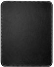 Mousepad in leather design Black