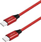 LogiLink USB2.0 cable, USB-C to USB-C red 1m
