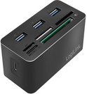 LogiLink USB3.2 Gen 1 docking sta tion, 8-port, mini,blac