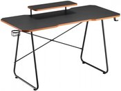 Maclean Gaming desk with monitor shelf RS170