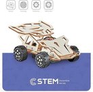 Wooden Assembly Kit Four-Wheel Drive Racing Car, STEM Educational Toy