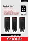 MEMORY DRIVE FLASH USB3 64GB/3PK SDCZ48-064G-G46T SANDISK