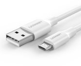Micro USB cable UGREEN QC 3.0 2.4A 1.5m (white)