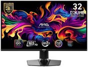Monitor|MSI|31.5"|Gaming|Panel QD-OLED|3840x2160|16:9|165Hz|0.03 ms|Swivel|Pivot|Height adjustable|Tilt|Colour Black|MAG321UPQD-OLED