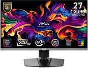 Monitor|MSI|MAG 272UP QD-OLED X24|26.5"|Gaming/4K|Matte|Panel QD-OLED|3840x2160|16:9|240Hz|0.03 ms|Colour Black|MAG272UPQD-OLEDX24