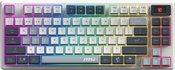MSI FORGE GK600 TKL WIRELESS SKY | Gaming Keyboard | Wireless | US | Bluetooth | 2.4 GHz, Bluetooth, USB 2.0 | Mechanical Linear