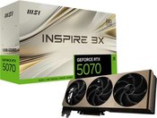 MSI GeForce RTX 5070 12G INSPIRE 3X OC | NVIDIA | 12 GB | GeForce RTX 5070 | GDDR7 | HDMI ports quantity 1 | PCI Express Gen 5