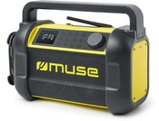 Muse M-928 BTY Jobsite Radio speaker, Black/Yellow