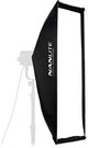 Nanlite Asymmetrical Stripbank Softbox with Bowens Mount 45*110CM