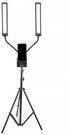 NANLITE Mira 26B Dual Flex Arm Beauty Light with Lightstand