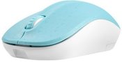 Natec Mouse, Toucan, Wireless, 1600 DPI, Optical, Blue/White