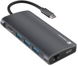 Natec USB-C MULTIPORT ADAPTER 8 IN 1 NATEC FOWLER 2