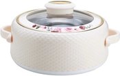 Nayasa casserole with glass lid Coral 2L, beige