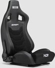 Next Level Racing | PU Leather and Suede | Reclining Seat | ERS4 Elite PU Leather & Suede Edition | Black