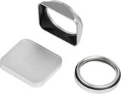 NiSi JetMag Pro Lens Hood, Uv Filter & Cap for Fuji X100 Series Silver