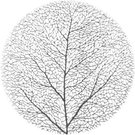 Padėkliukas stalo D38 cm sidabro spalvos Tree 4Living 618541