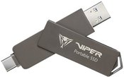 Patriot External SSD 512GB PVP30 Duo Compact 1000/1000 MB/s USB 3.2 USB-C