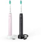 Philips | Sonicare Electric Toothbrush | HX3675/15 | Rechargeable | For adults | Number of brush heads included 2 | Number of teeth brushing modes 1 | Sonic technology | Black/Pink