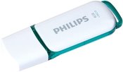 Philips USB 2.0 8GB Snow Edition Green