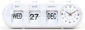 Platinet alarm clock January, white (43627)