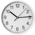 Platinet wall clock Wink, white (45955)