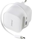 Intenso Power Adapt. W65ACIC 65W 2xUSB-C/USB-A ausziehb.Kab. wei&szlig;