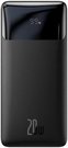Baseus Bipow Charger Powerbank 30000mAh, 20W (black)