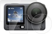 Puluz tempered glass set for DJI Osmo Action 6 (3 pcs).